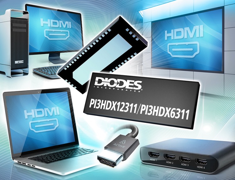 Diodes 公司推出 3.3V 四通道混合式 ReDriver 信號調節器(圖2) 9-250R2160602143.png